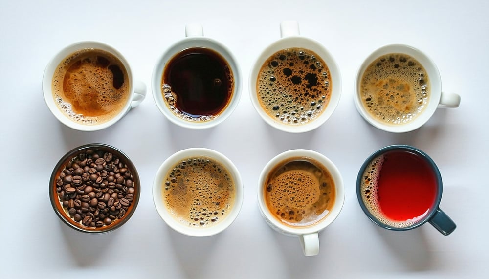 A selection of expertly brewed coffees and teas representing Nysa Brew's diverse offerings A selection of expertly brewed coffees and teas representing Nysa Brew's diverse offerings